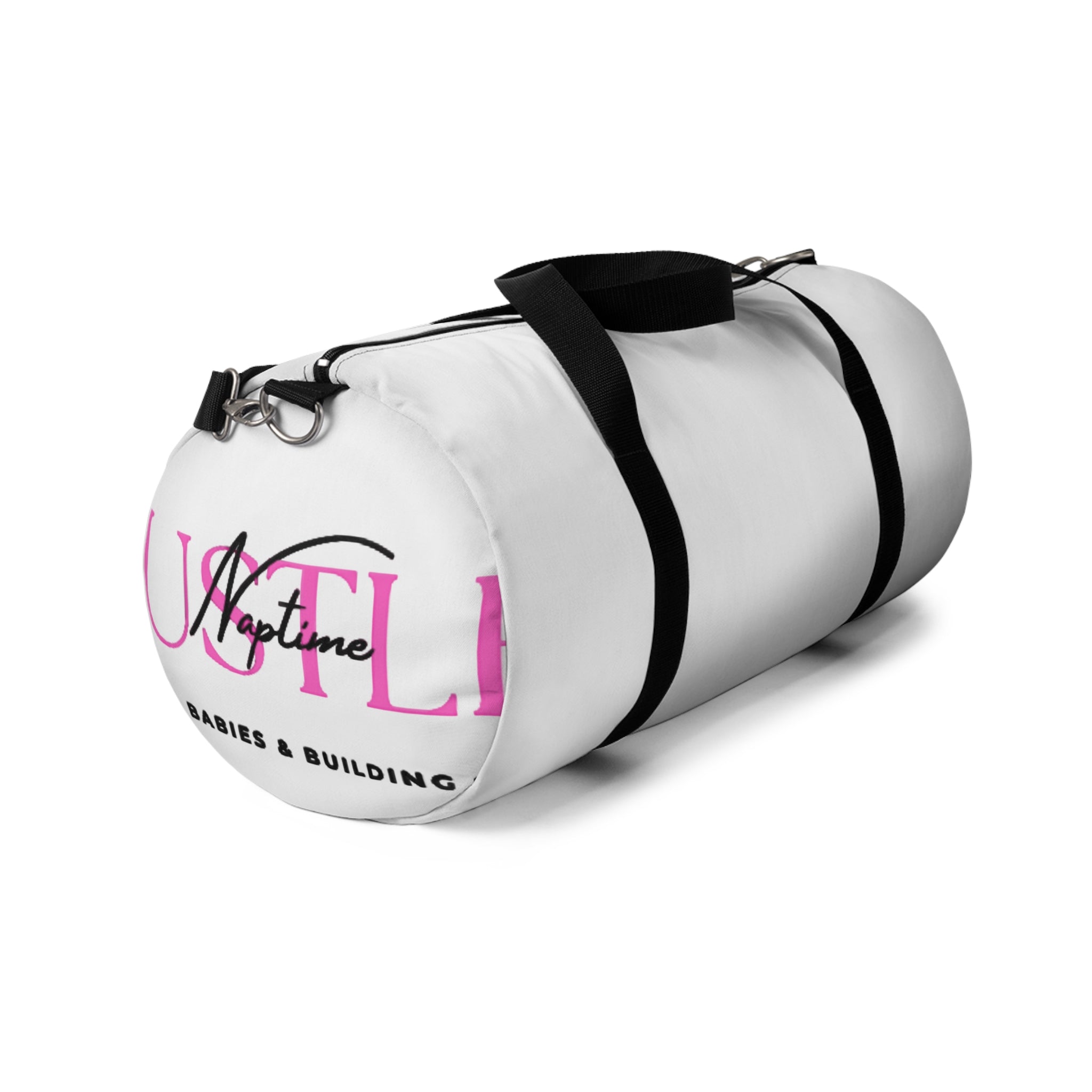 Personalized Pink Script Duffel Bag – Stylish Gym & Travel Weekend Bag