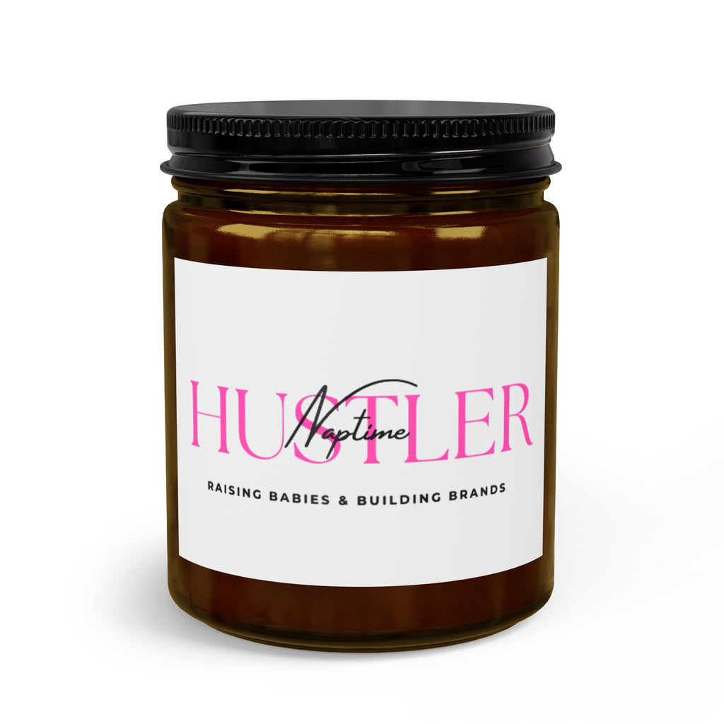 Hustler Scented Candle Set with Matches & Wick Trimmer — Gift Jar for Entrepreneurs