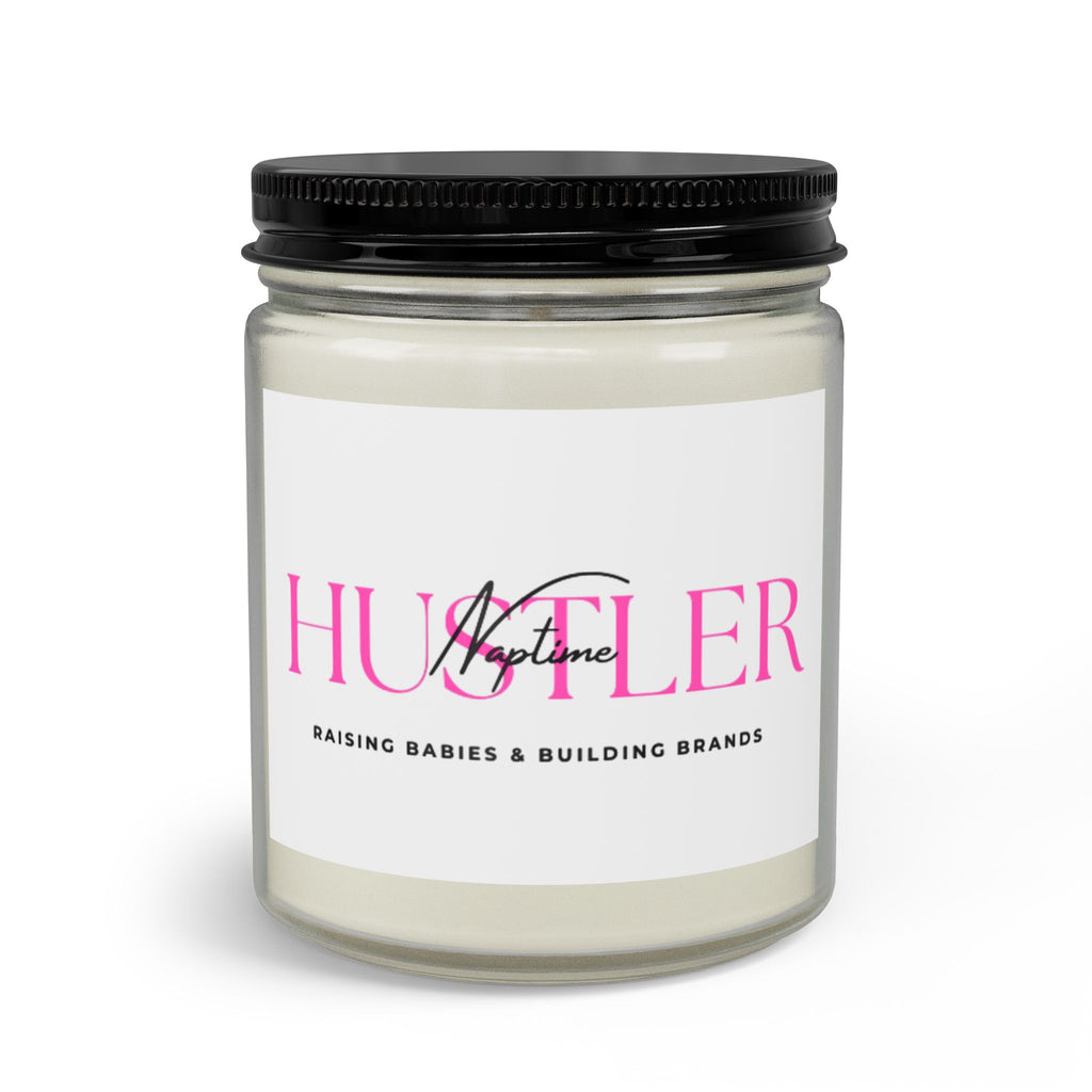 Hustler Scented Candle Set with Matches & Wick Trimmer — Gift Jar for Entrepreneurs