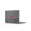 Matte MacBook Case — “Hustler Mamas” Pink Logo Laptop Cover (Raising Babies & Building Brands)