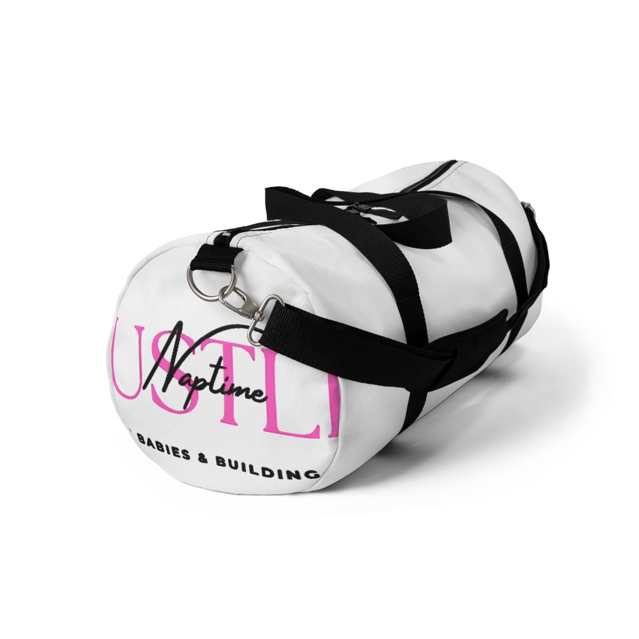 Personalized Pink Script Duffel Bag – Stylish Gym & Travel Weekend Bag