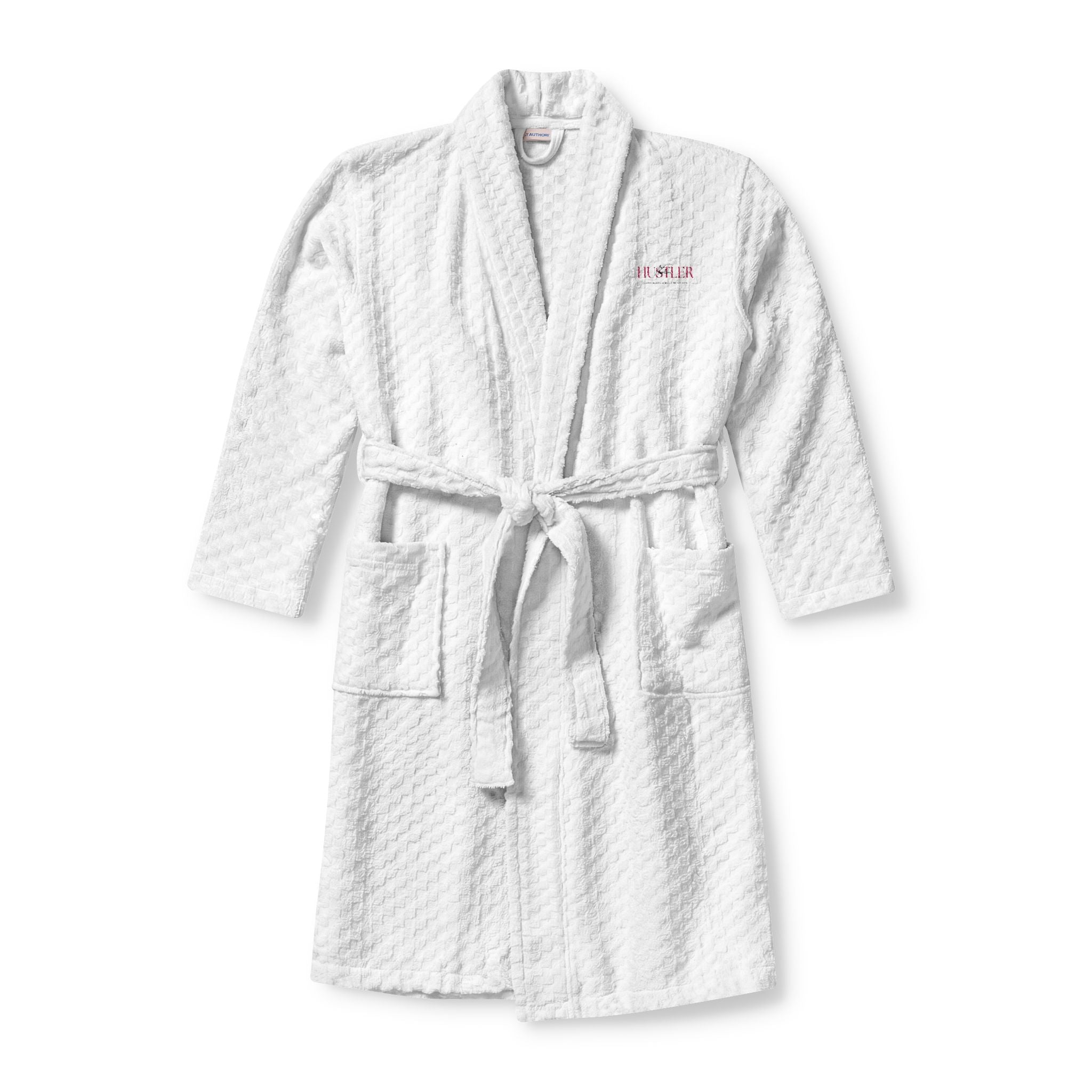 Embroidered Terry Shawl Robe – Cozy Spa Bathrobe with Monogram